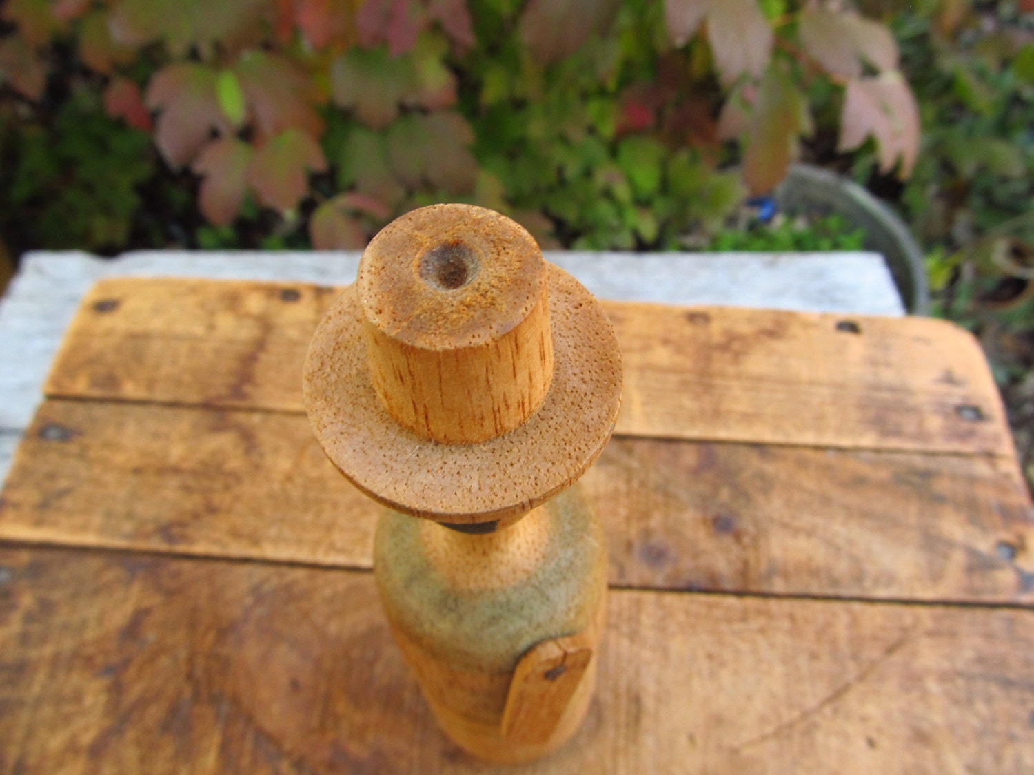 Vintage Folk Art Spool Doll – Hand-turned Bolivian Souvenir - Etsy