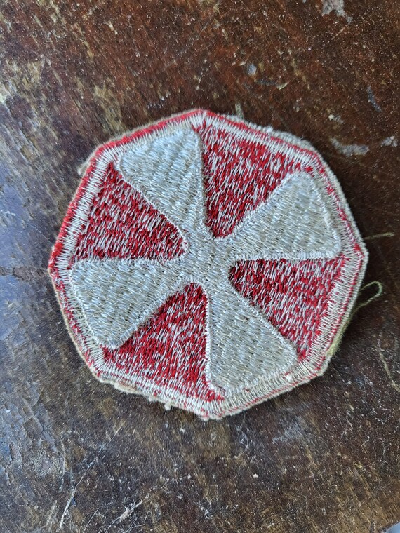 Vintage WW2 US Army 8th Army Class A Patch Badge - Gem