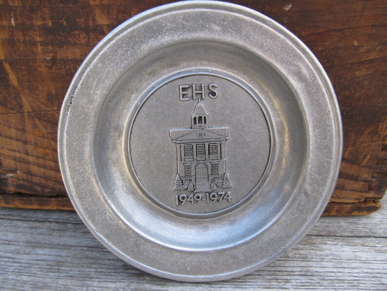 Vintage Wilton Columbia Pewter Plate Commemorative Pewter Etsy Canada