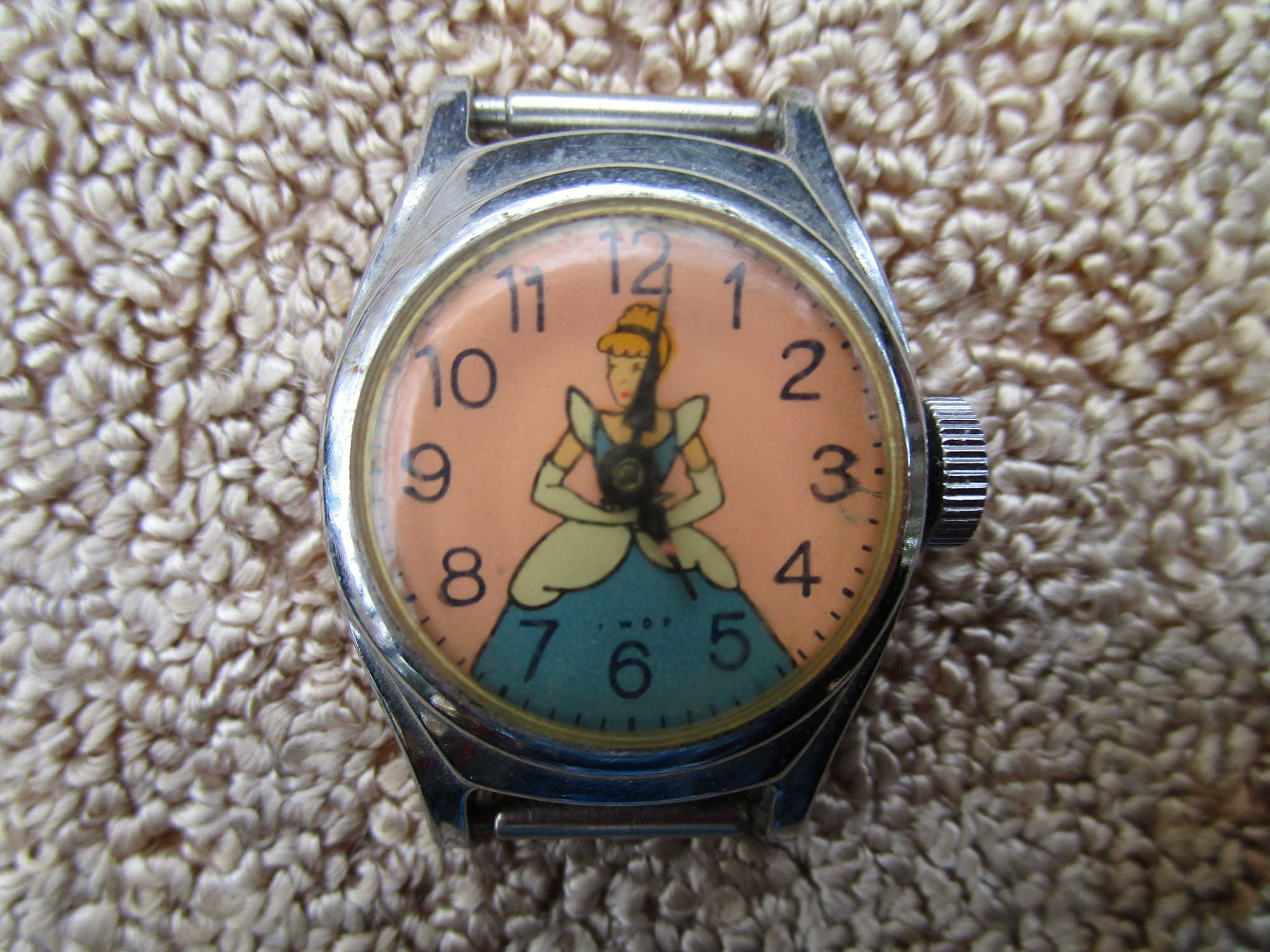Vintage 1960's Cinderella Watch Cinderella Child's Watch 