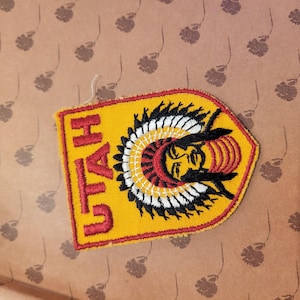 Utah State Patch Badge Souvenir