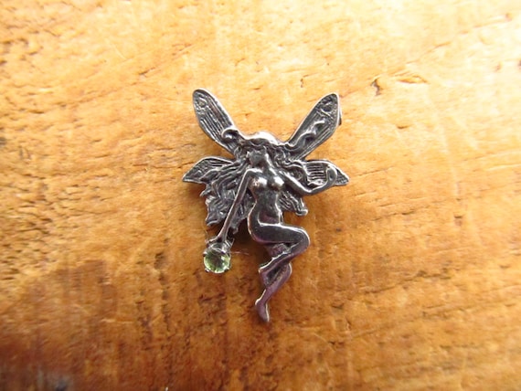 Vintage Sterling Silver Fairy Charm - Sterling Fae