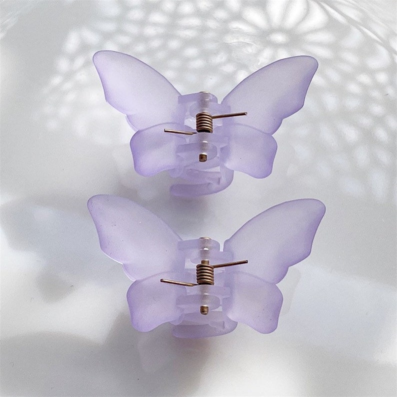 Small Butterfly Hair Claws Pair of Hair Accessories Gifts for Etsy UK