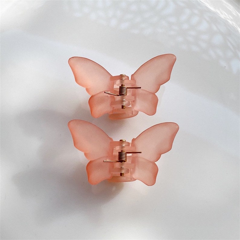 Small Butterfly Hair Claws Pair of Hair Accessories Gifts for Etsy UK