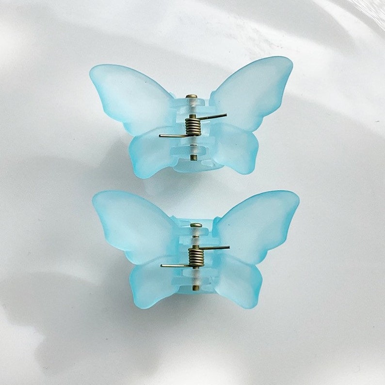 Small Butterfly Hair Claws Pair of Hair Accessories Gifts for Etsy UK