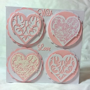 Four Decorative Hearts image 2