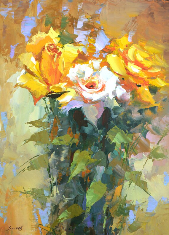 Featured image of post Rosas Amarillas Pintadas Al Oleo