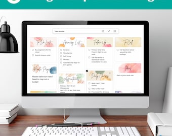 Google Keep Header Images - Watercolor - Script