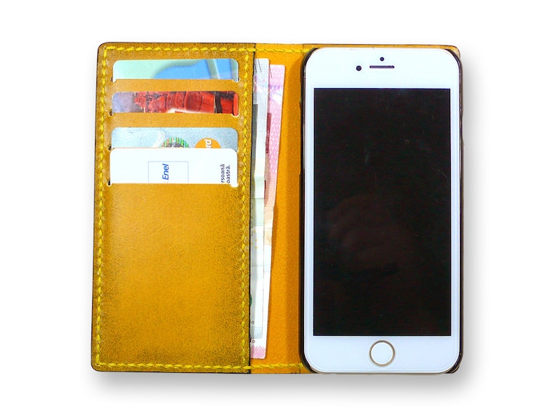 Free Monogramming Leather iPhone 7 case wallet Handmade iPhone case wallet Leather iPhone all models
