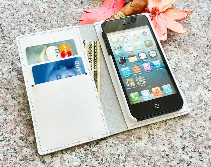 Handmade Leather iPhone Wallet iPhone Leather Case iPhone Etsy