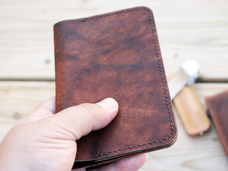 Field Notes Cover Field Notes Wallet Notebook Leather Cover Etsy