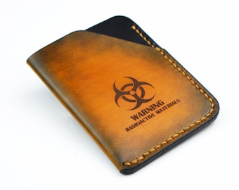 Personalized  Front pocket minimalist Wallet - BUILD-YOUR-OWN -  Free Shipping