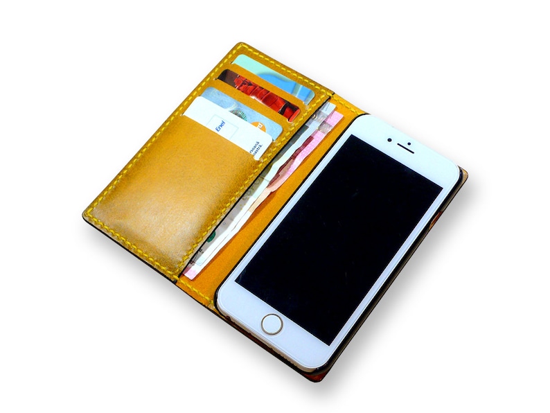 Free Monogramming Leather iPhone 7 case wallet Handmade iPhone case wallet Leather iPhone all models