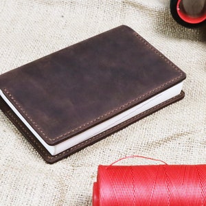 Hobonichi Cover, A6 Leather Journal Cover, A6 notebook cover, Free Monogrammed initials, Free Etsy shipping image 5