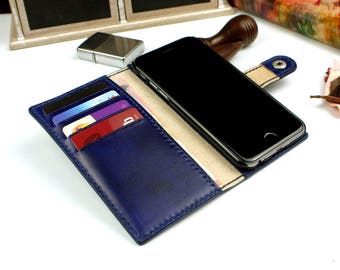 iPhone 8 wallet case, iPhone wallet, iPhone 8 Plus case wallet - Free Monogramming