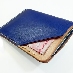 Minimalistische Portemonnaie aus Leder, EDC Tasche Geldbörse, frei Etsy Versand