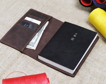 Hobonichi Cover, A6 Leather Journal Cover,  A6  notebook cover, Free Monogrammed initials, Free Etsy shipping