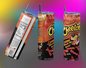 Cheetos 20oz Tumbler Stainless Steel With Straw Sublimation - Etsy