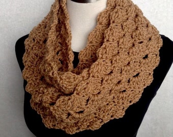 Infinity Brown Scarf