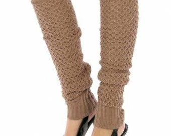 Chain Stitched Leg Warmers