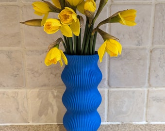 Hand cast vase