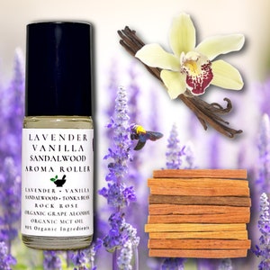 Lavender Vanilla Sandalwood Aroma Roller