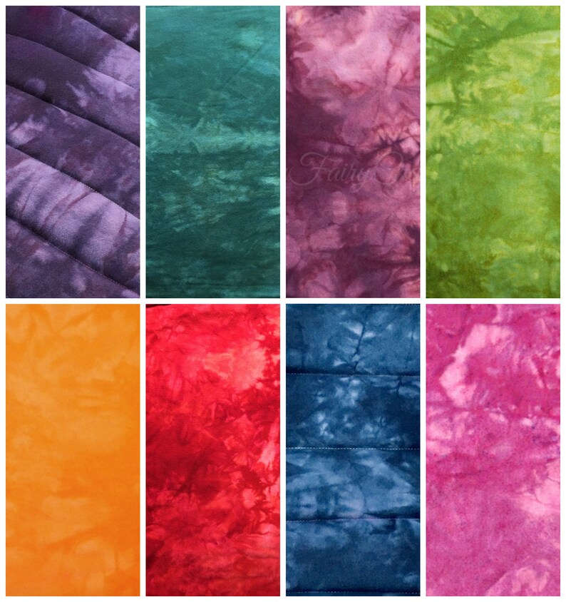 Tie Dye Cotton Flannel Quilting Fabric by the Yard Etsy