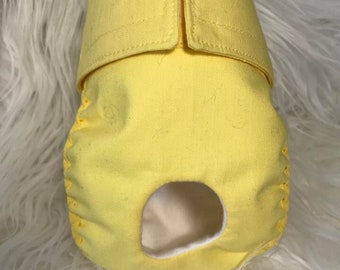 WATERPROOF Dog Diapers / Britches or Panties / basics in Yellow or Pink