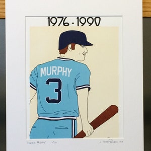 Dale Murphy Signed Atlanta Royal Blue Baseball Jersey JSA 
