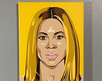 8"x10" ORIGINAL "Irreplaceable" - Beyonce Knowles Pop Art - Sasha Fierce Queen Bey Destiny's Child Lemonade Say My Name Single Ladies