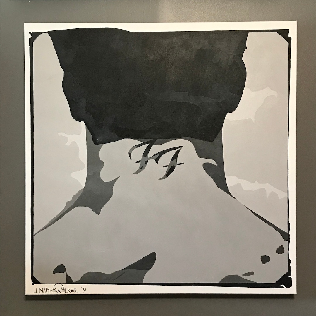 24x24 ORIGINAL my There is Nothing Left to Lose Foo Fighters Pop Art Acrylic Painting Album
