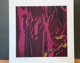11x14 Limited Edition Hand Signed MATTED PRINT "My Deluxe" - Better Than Ezra Album Pop Art vinyl 1990's Alternative Rock Music Good