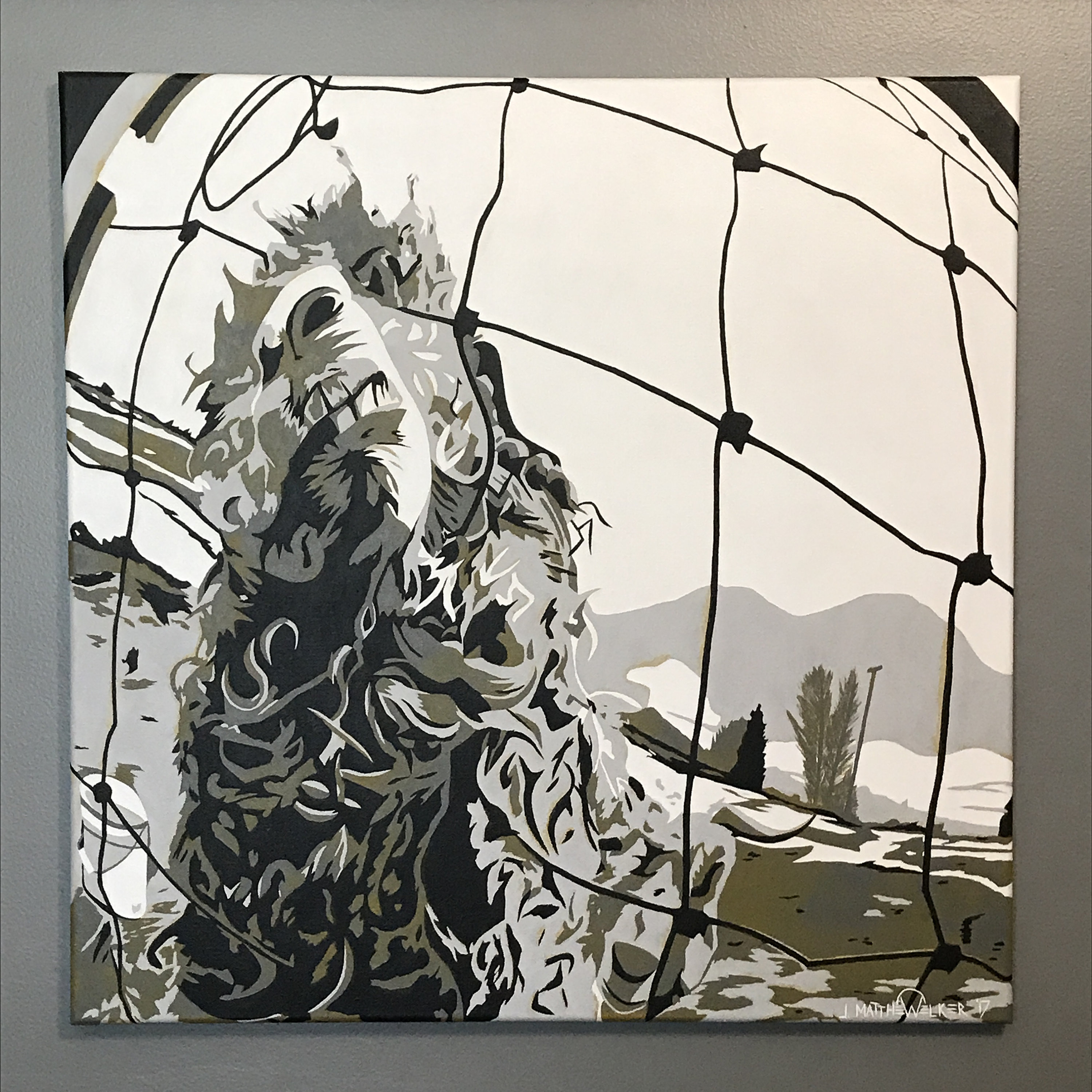 24x24 ORIGINAL my Vs. Pearl Jam Pop - Etsy