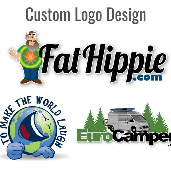 Custom Logo, Cartoon, Character Logo