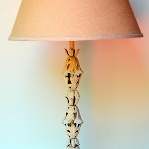 Rustic Wrought Iron Table Lamp Spanish Revival All Original Mexican Mid Century