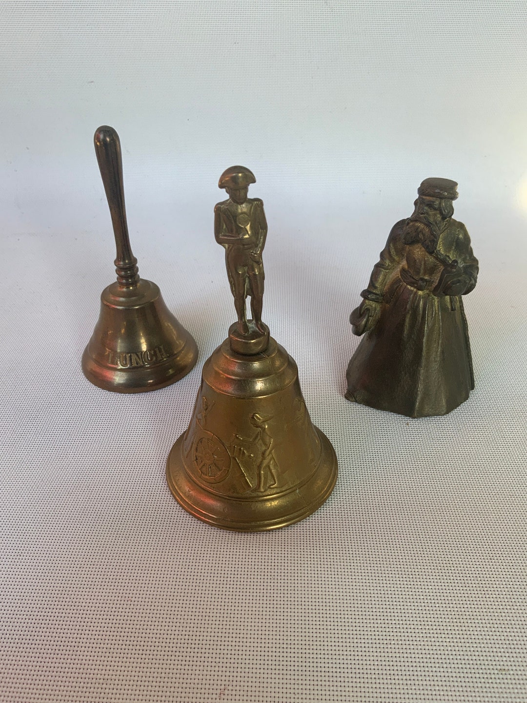 Handbell Pin Three Vintage Handbells Brass - Etsy