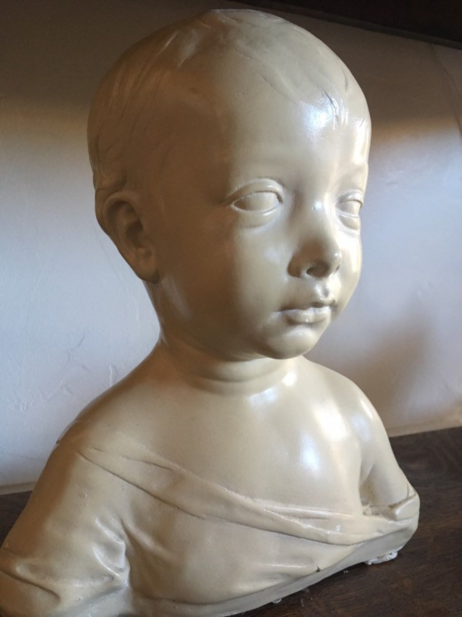 Plaster Cast Circa 1895 Bust of a Child Sculpture by Circa1460 - Etsy
