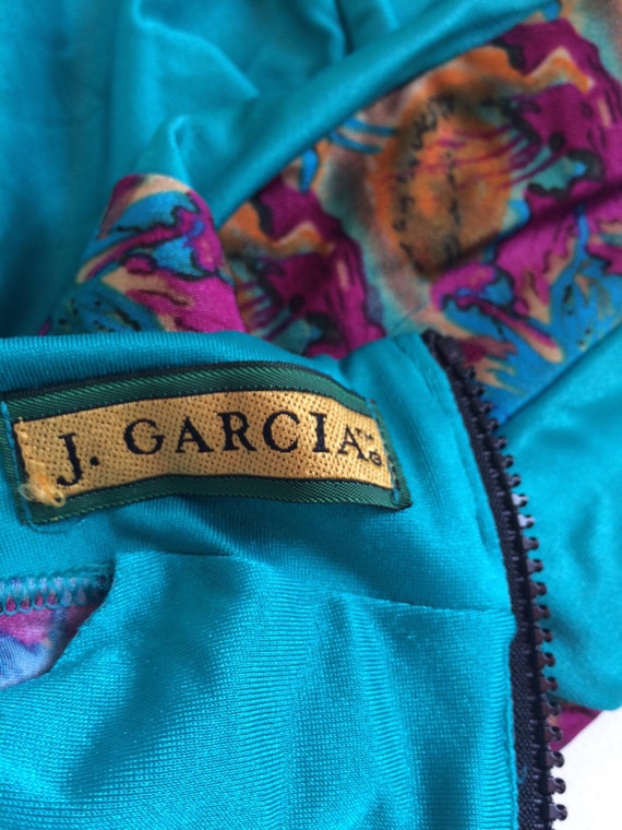 Vintage Jerry Garcia Stretchy Stirrup Unitard Suit