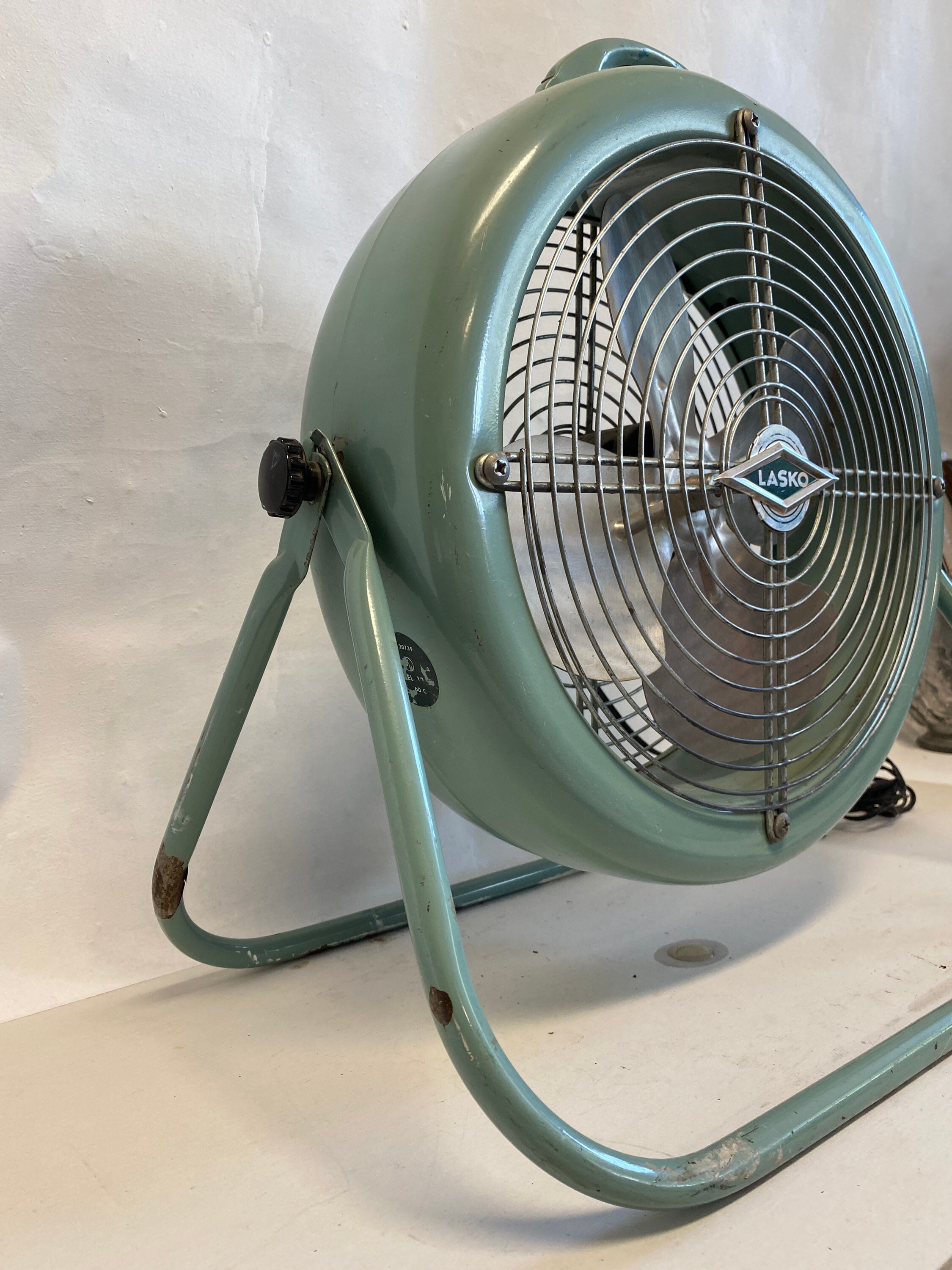 Aqua Mid Century Green Lasko E-20739 Two Speed Fan With A - Etsy Denmark