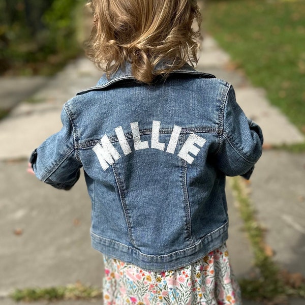 Personalized Toddler Jean Jacket