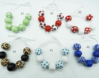 Okawa ceramic bead bracelet set
