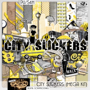 City Slicker (Digital Scrapbooking Mega Kit)