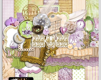 Memory Of A Mother (Digital Scrapbooking Mega Kit)