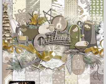 Christ In Christmas (Digital Scrapboking Kit)