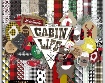The Cabin Life (Digital Scrapbooking Mega Kit)