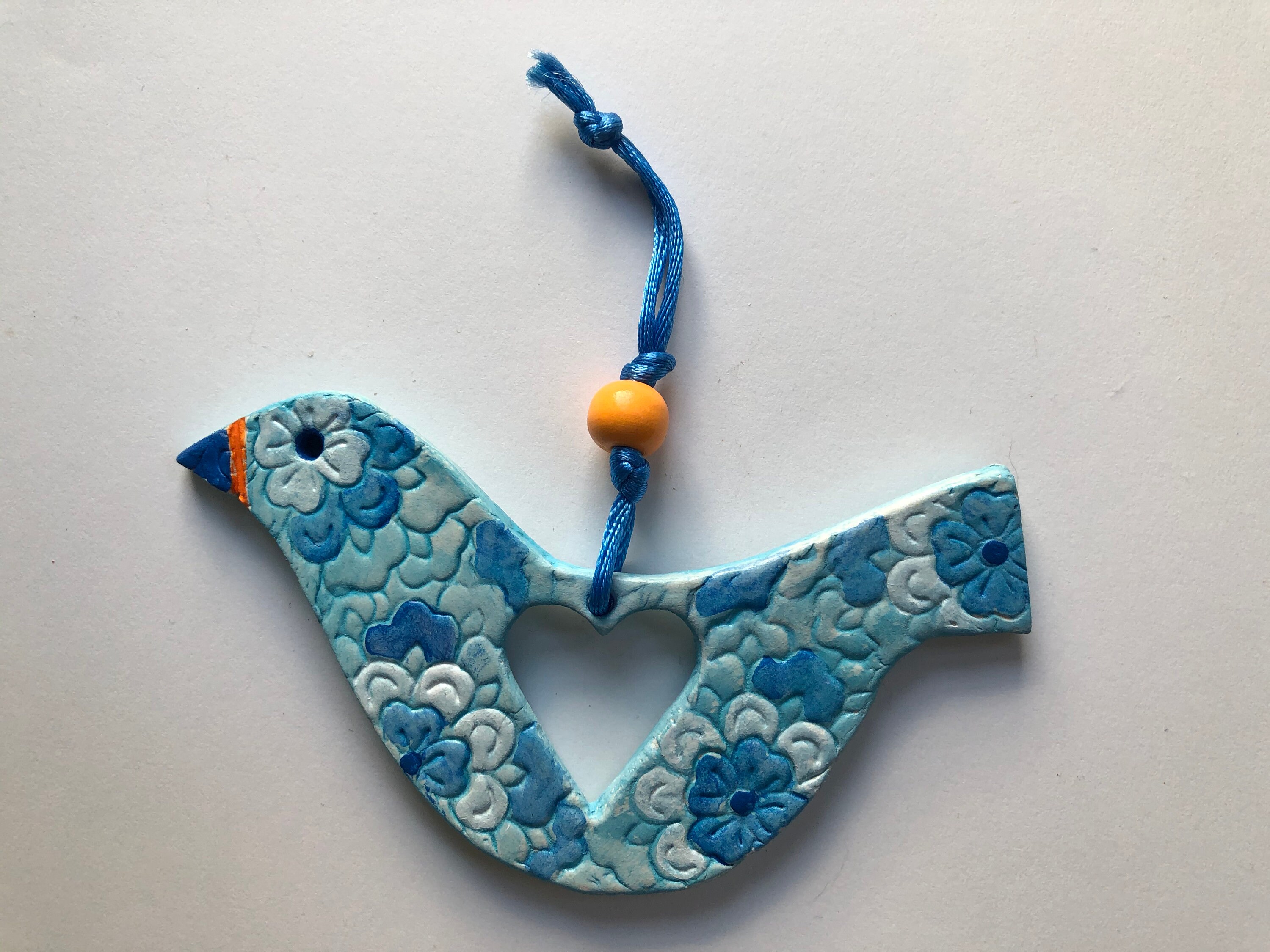 Air Dry Clay Decorative Bird Gift Home Decor Etsy