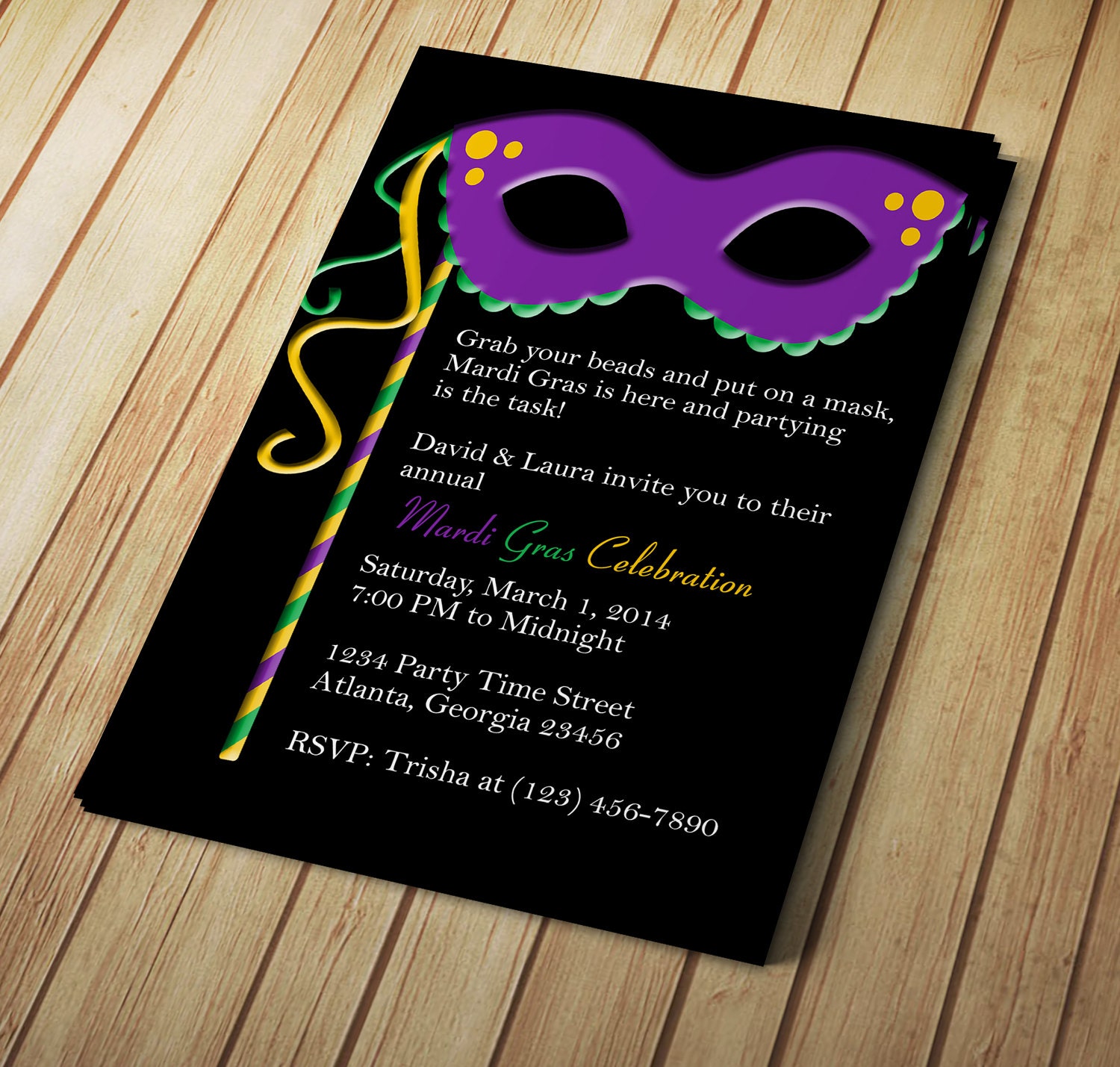 Fresher Party Invitation Card