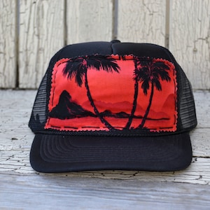 Royal Red Hawaiian Sunset Trucker