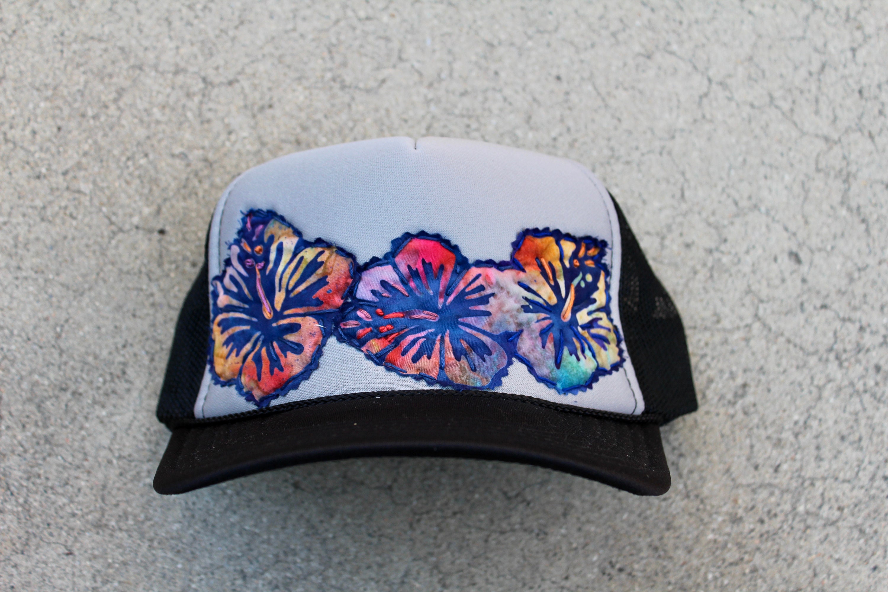 Joni Fragrance Print Trucker Hat - HIBISCUS main image 1