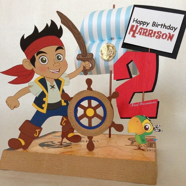 Jake and the Neverland Pirates Birthday Party Centerpiece Decoration